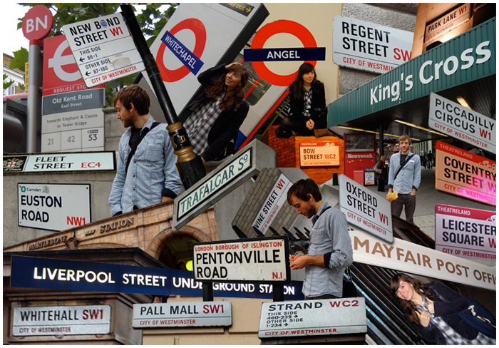 Monopolising London collage