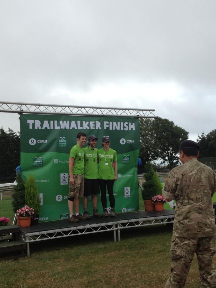 Trailwalker Finishing Podium